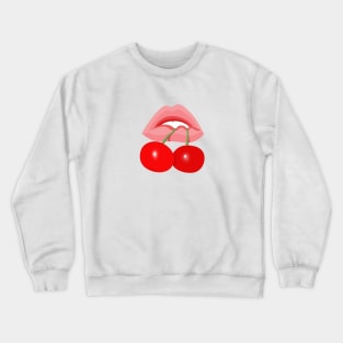 Cherry Lips Crewneck Sweatshirt